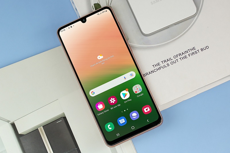 Galaxy A33 sử dụng lối thiết kế màn hình Infinity-U 